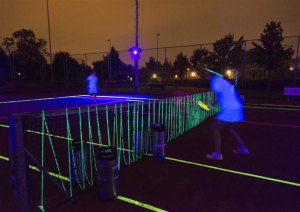 Glow in the dark tennis