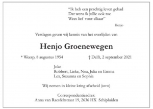 Henjo Groenewegen