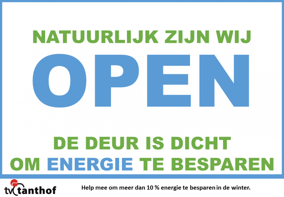 We zijn OPEN 1