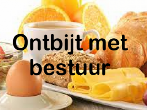 Ontbijt met bestuur